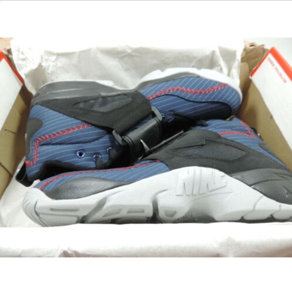 Nike Air Diamond Turf Mens Shoes Blue Navy - Picture 8 of 8